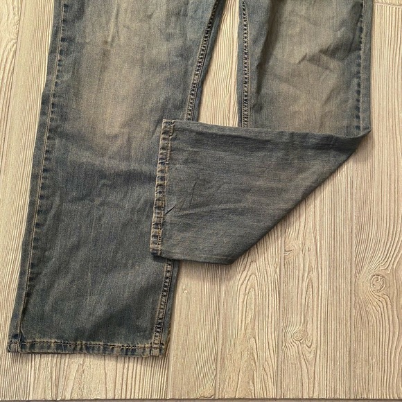 Levis 559 Relaxed Straight Jeans 38x30 Light Wash - Picture 4 of 10